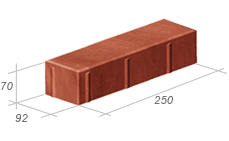 Плитка тротуарная «1×3»
